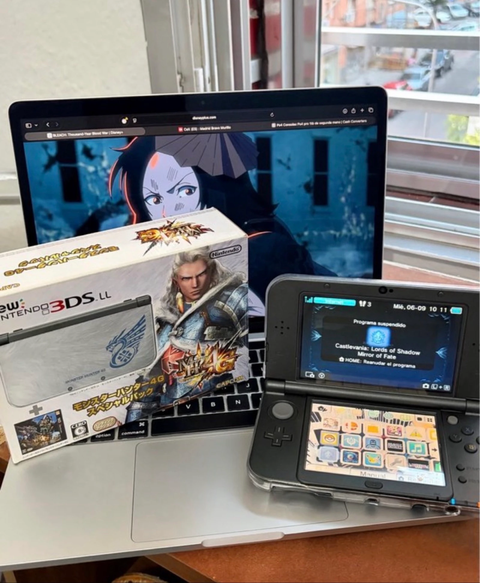 New 3Ds XL edición monster hunter 4g 